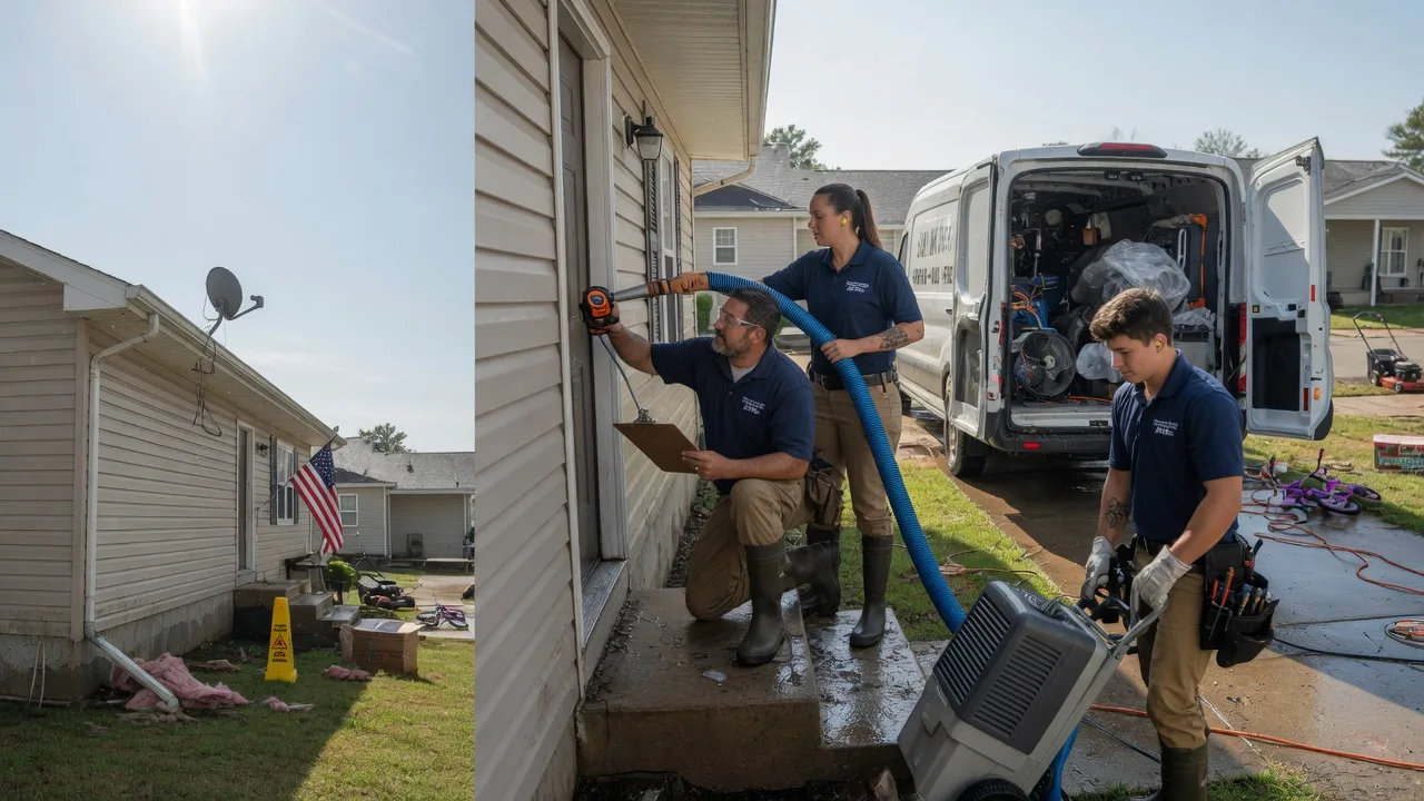 Ceiling Water Damage Restoration in Farwell, NE near me